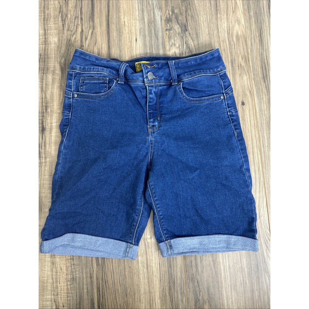Wax Jean Butt, I Love You! Women's Shorts Medium‎ Dark Blue